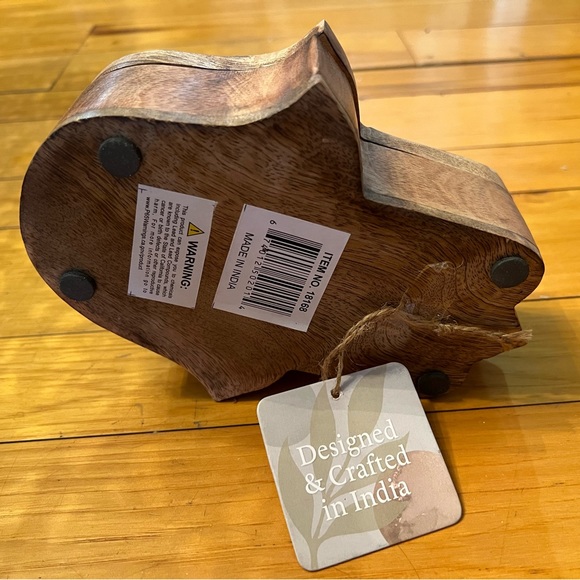 Hamsa mango wood 8” box New in Box - Picture 3 of 6